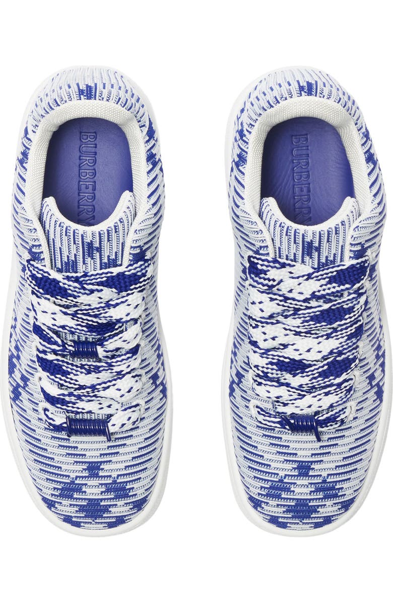 Burberry Check Knit Box Sneaker, Alternate, color,