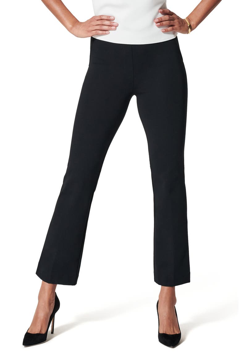 SPANXsupersmooth™ PerfectFit Ponte Kick Flare Pants, Main, color, CLASSIC BLACK