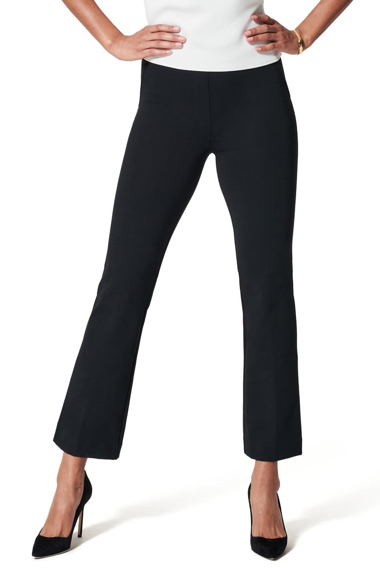 SPANX<sup>®</sup> SPANXsupersmooth<sup>™</sup> PerfectFit Ponte Kick Flare Pants, Main, color, Classic Black