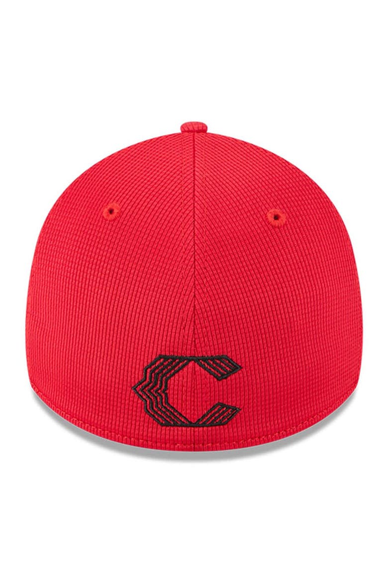 Men's New Era Red Cincinnati Reds City Connect Batting Practice 39THIRTY Flex Hat, Alternate, color, Red