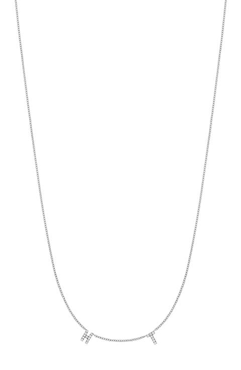 Icon Personalized Diamond Charm Necklace (Nordstrom Exclusive)