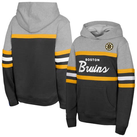 Toddler Mitchell & Ness  Black Boston Bruins Head Coach Hoodie