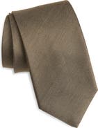Eton Solid Shantung Silk Tie