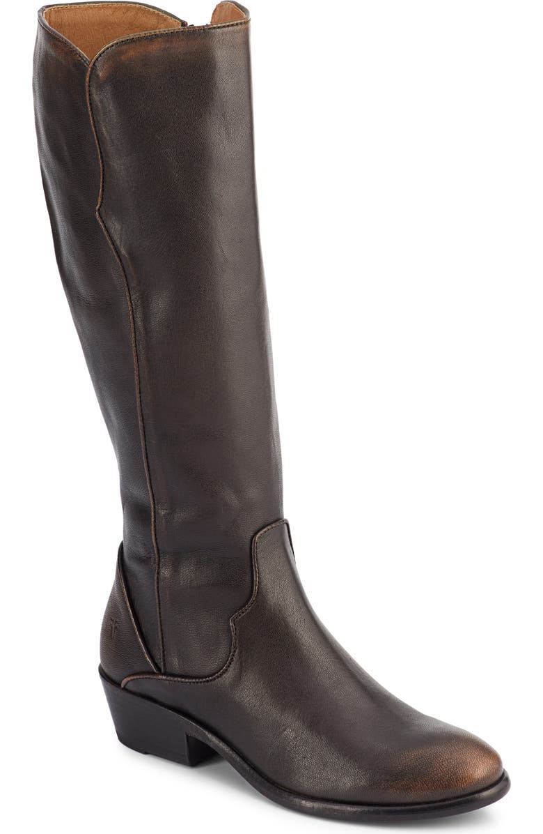Frye Carson Piping Knee High Boot, Main, color,