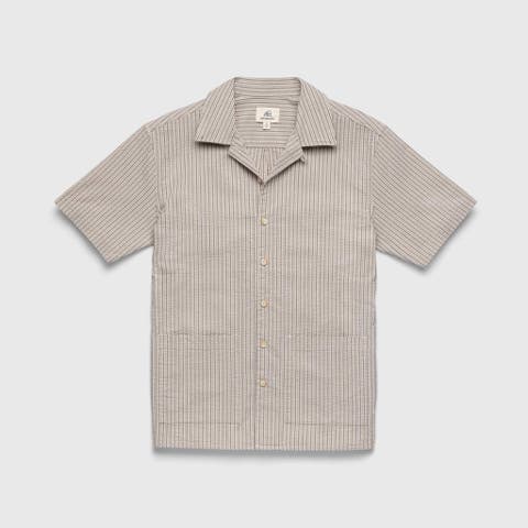 Nate Crinkle Stripe Cabana Shirt