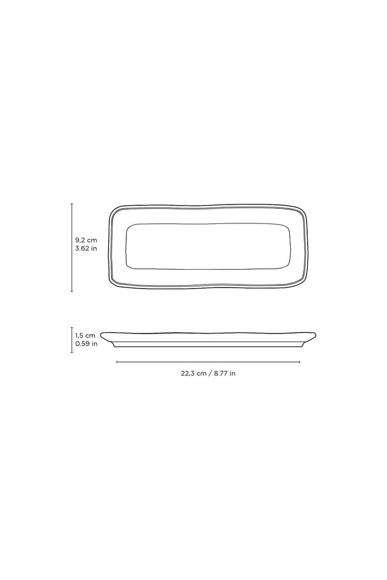 Rectangular Platter Small - Set of 4, Alternate, color, Dijon