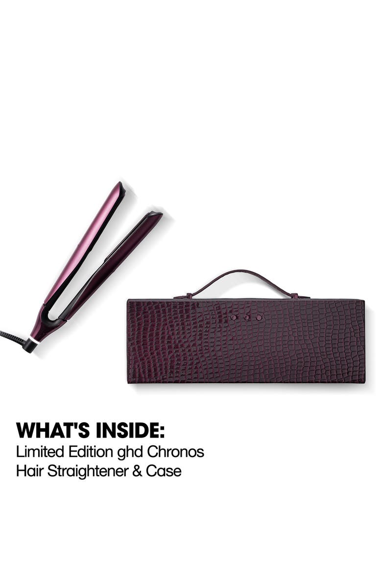 ghd Chronos Styler 1-Inch Flat Iron Gift Set in Cherry Chic, Alternate, color, Black Cherry