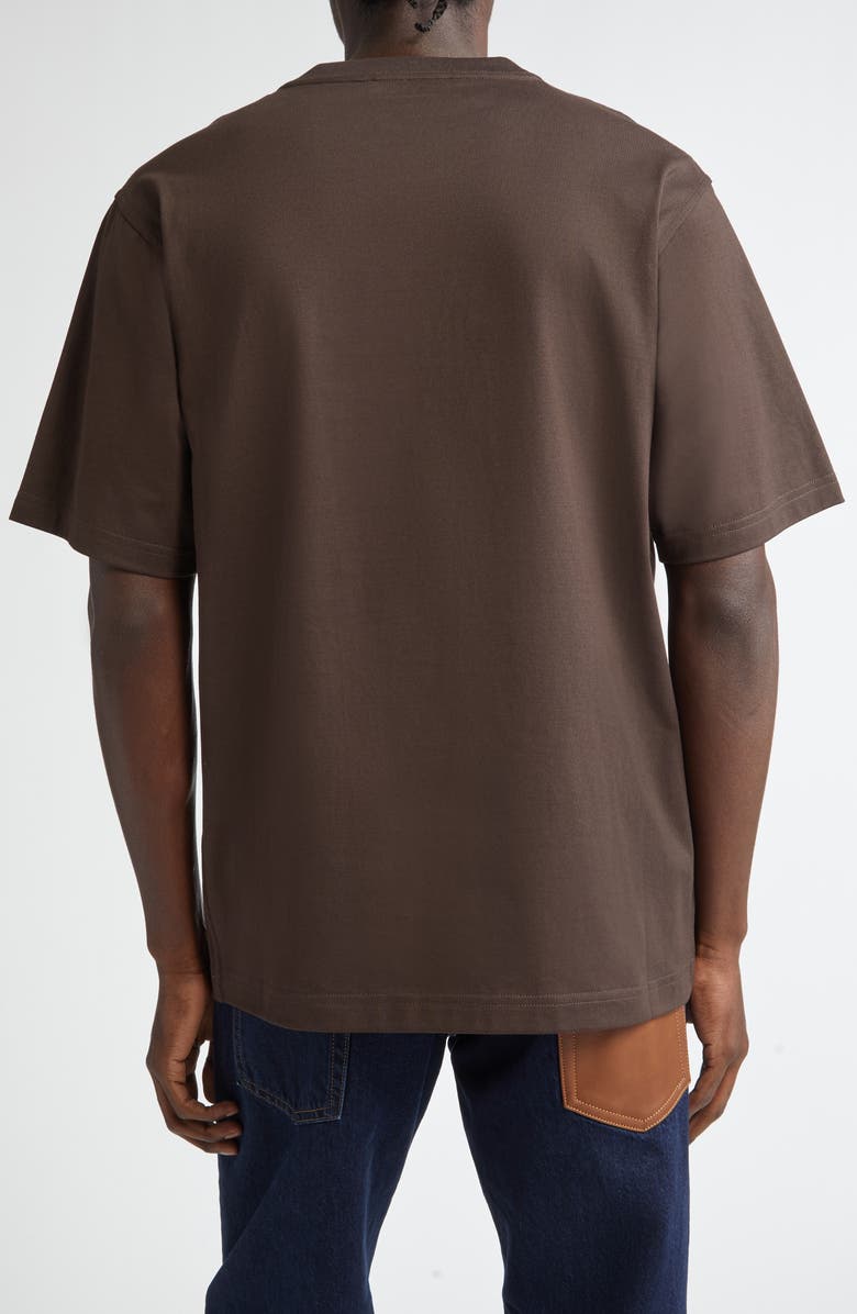 Dolce&Gabbana Leather Pocket Cotton T-Shirt, Alternate, color, 