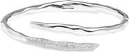 Ippolita Stardust Squiggle Pavé Diamond Bypass Bangle Bracelet