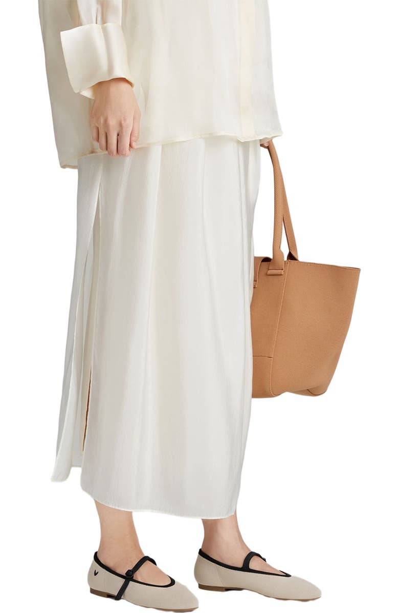 VIVAIA Almond-toe Mary-Jane ballet flats, Alternate, color, Almond Black