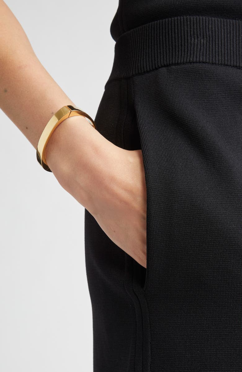 TOTEME Signature Bangle Bracelet, Alternate, color, Gold