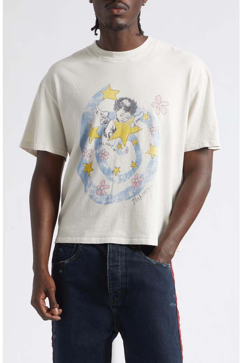 So What Cotton Graphic T-Shirt, Main, color, EGG WHITE JERSEY