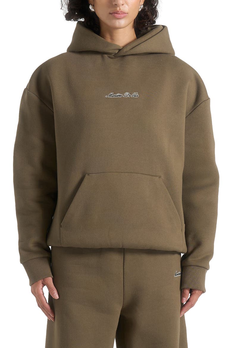 Unisex Signature Relaxed Fit Hoodie, Alternate, color, Olive