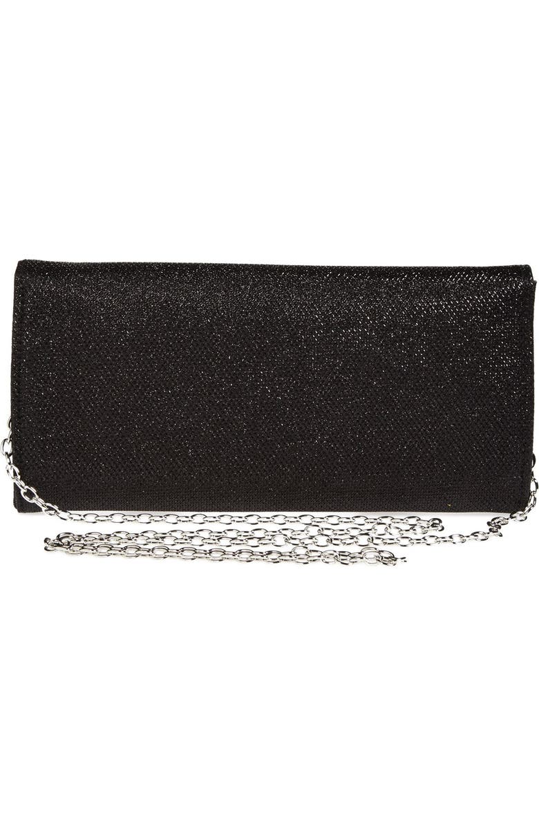 Glint Metallic Envelope Clutch, Alternate, color,
