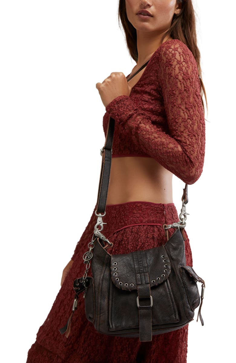 Free People We the Free Baby Leigh Leather Crossbody Bag, Alternate, color,