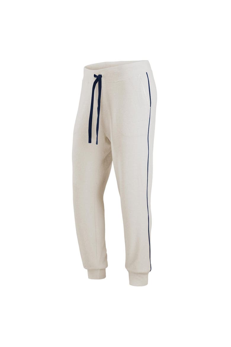 Women's WEAR by Erin Andrews Oatmeal Toronto Maple Leafs Raglan Pullover Sweatshirt & Pants Lounge Set, Alternate, color, Oatmeal