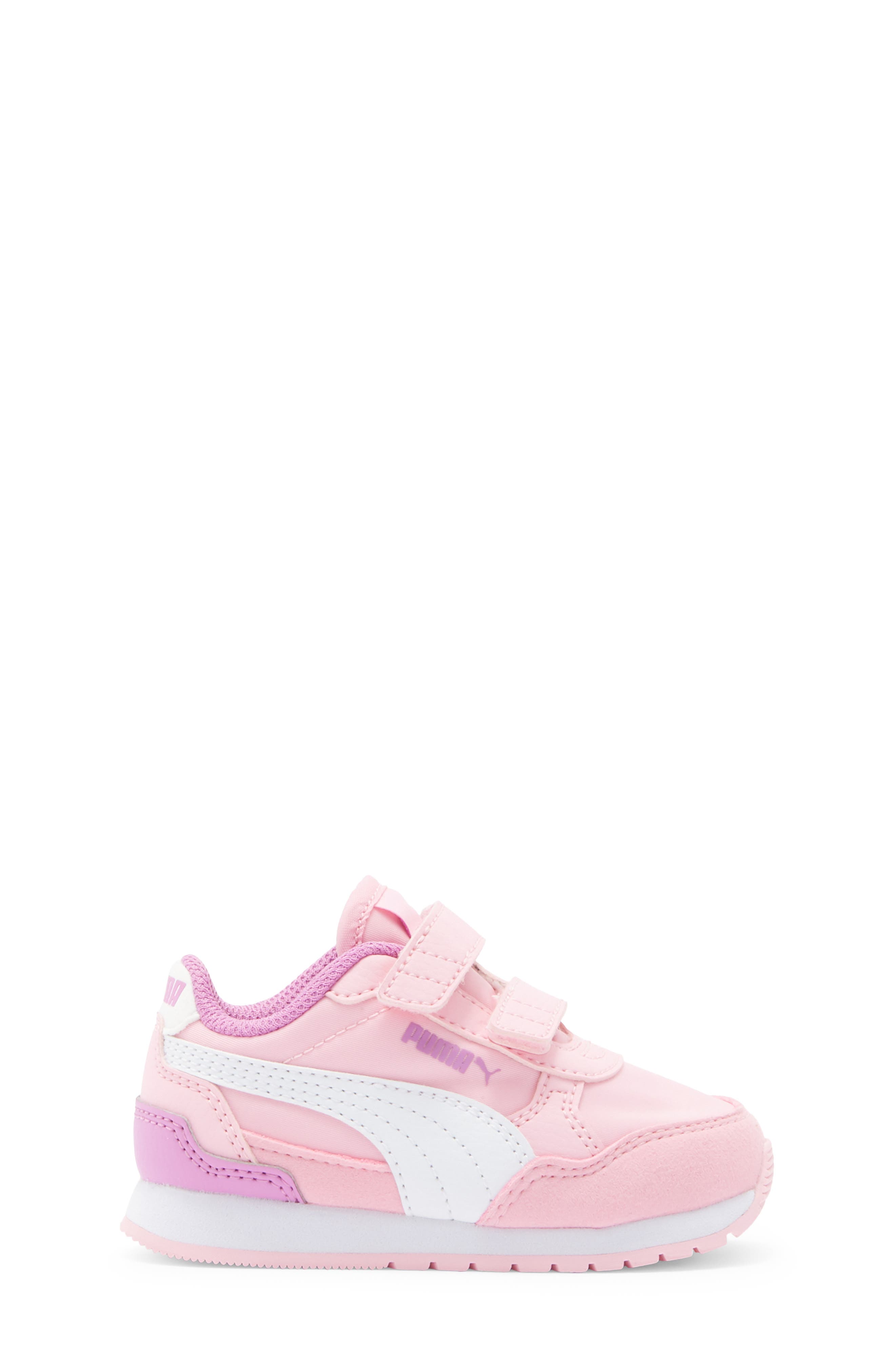 PUMA Kids' ST Runner v4 Sneaker, Alternate, color, Pink Shimmer/ White/ Mauve