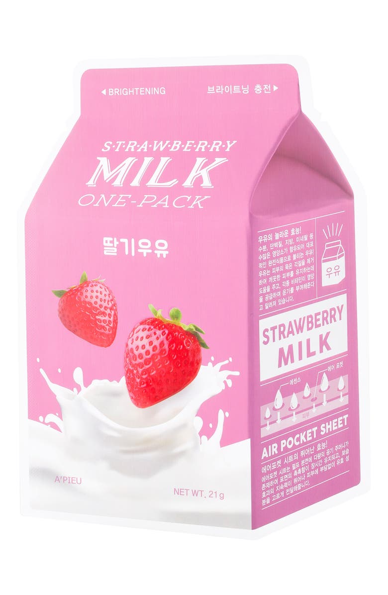 A’PIEU A'PIEU Set of 7 Milk Sheet Masks, Alternate, color,