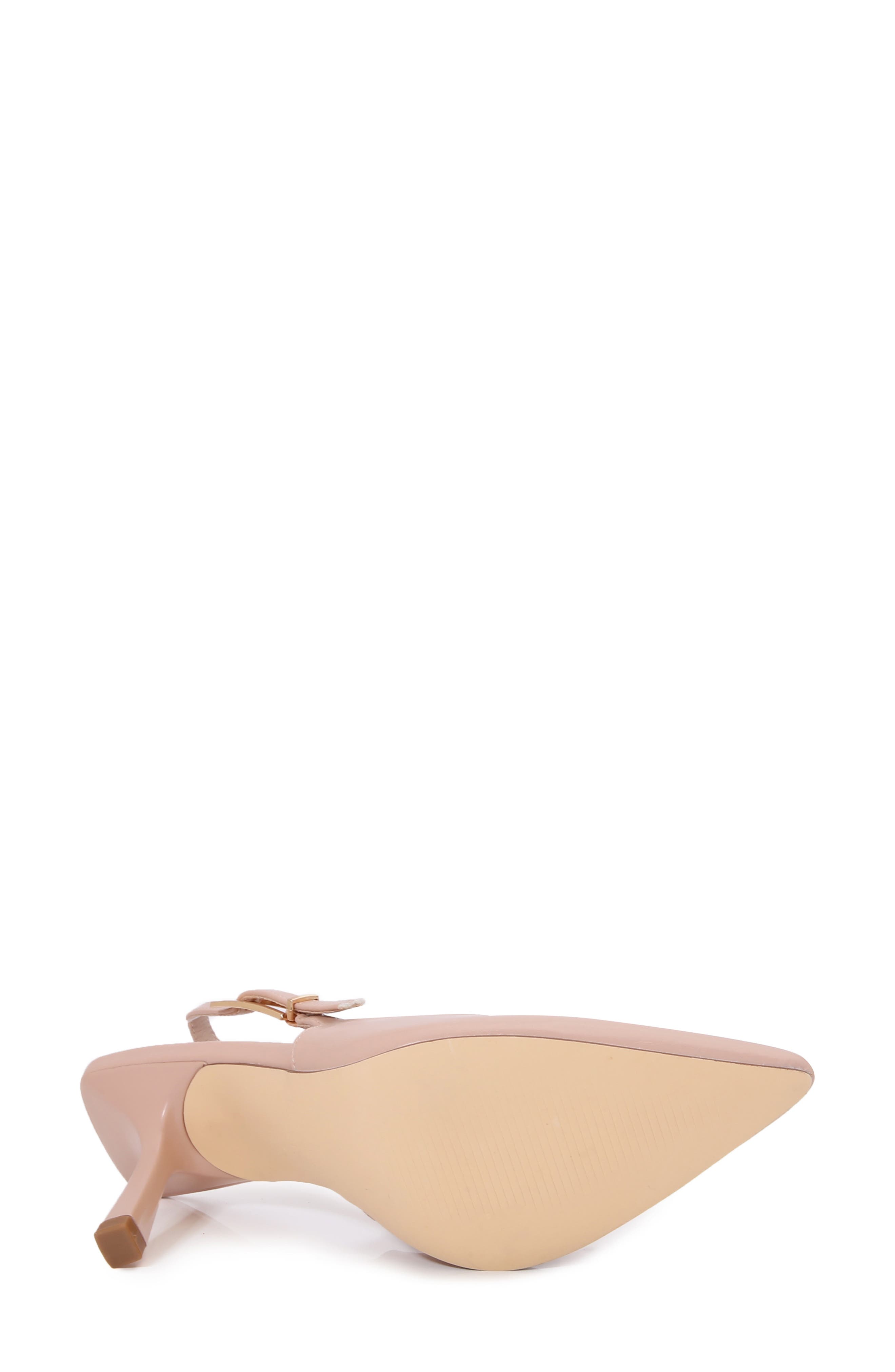 BERNESS Pointed Toe Slingback Pump, Alternate, color, Beige