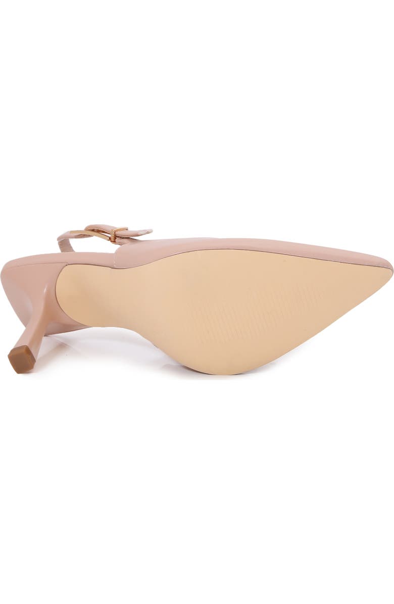 BERNESS Pointed Toe Slingback Pump, Alternate, color, Beige