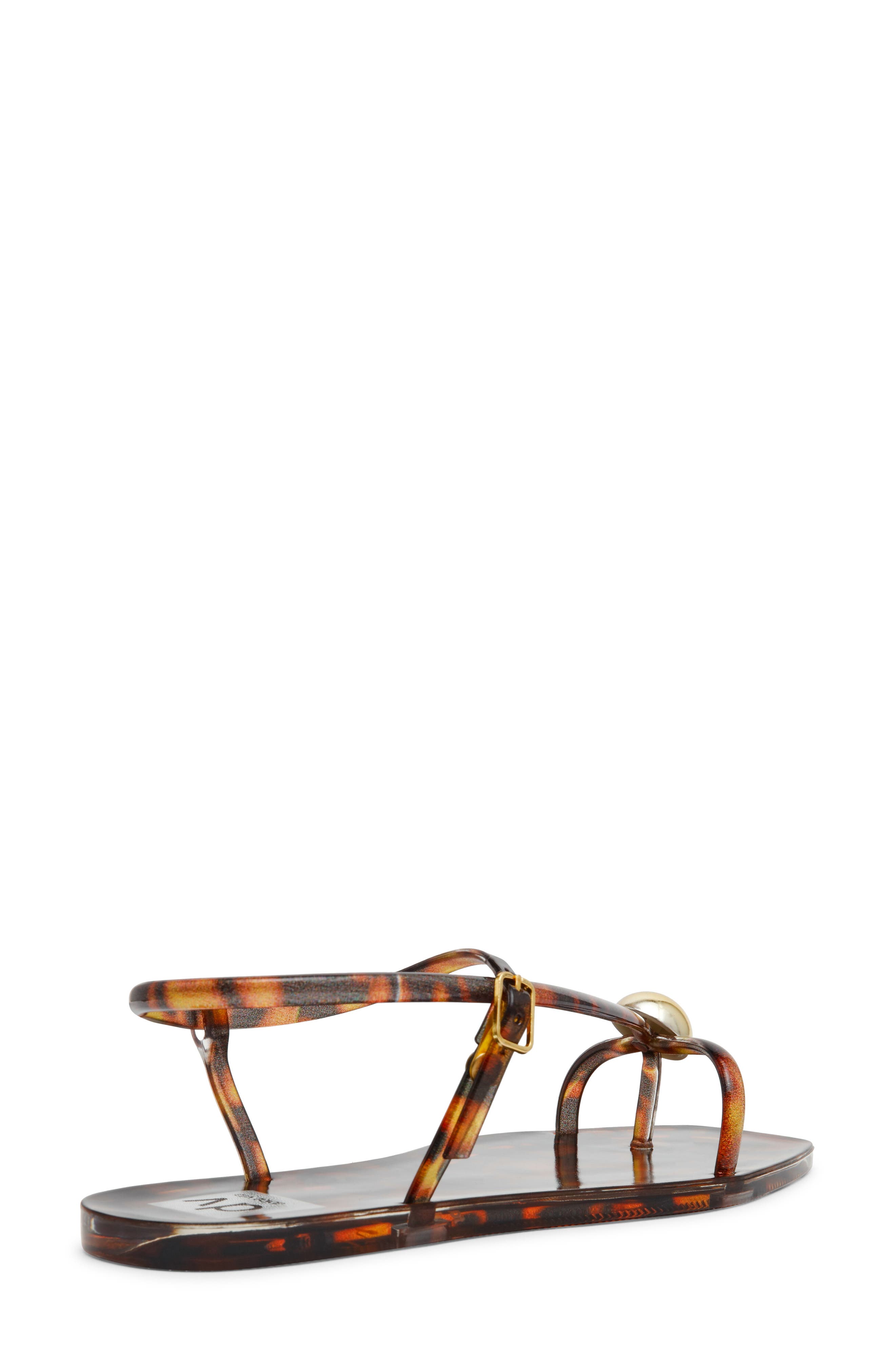 Jossie Flat Sandal, Alternate, color, TORTOISE