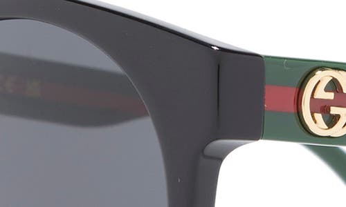 Gucci 55mm Round Sunglasses