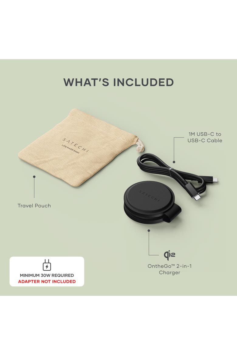 OntheGo 2 in 1 Charger, Alternate, color, Black