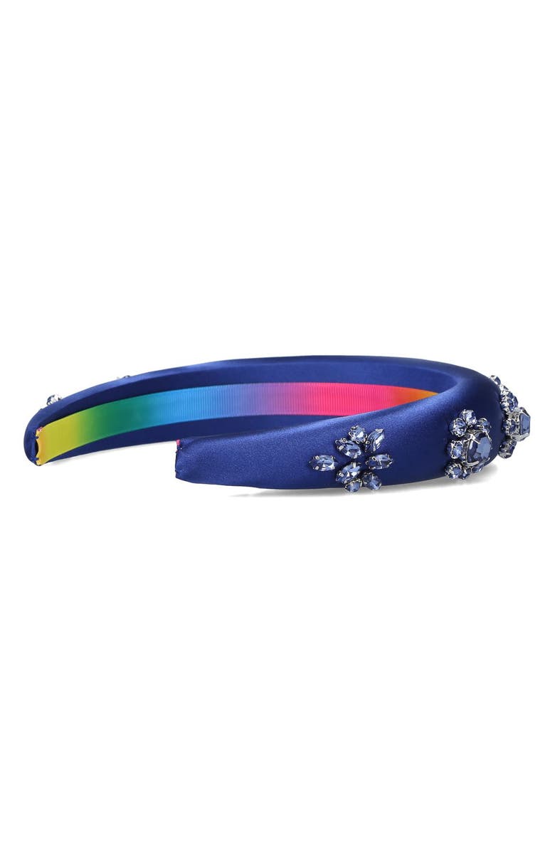 KG Kurt Geiger Jewel Flower Headband, Alternate, color,