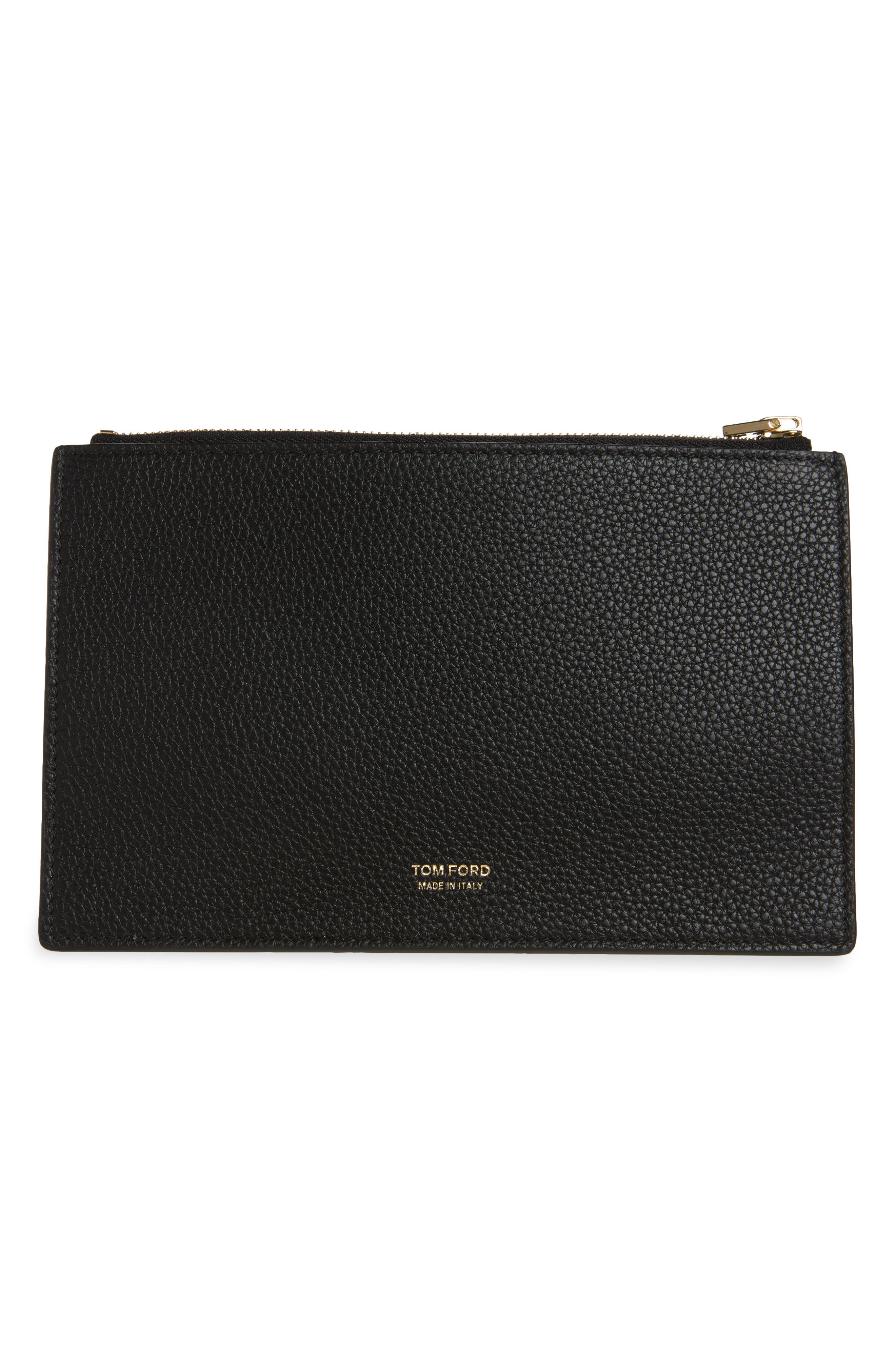 Mini Kara Grain Leather Shoulder Bag, Alternate, color, BLACK