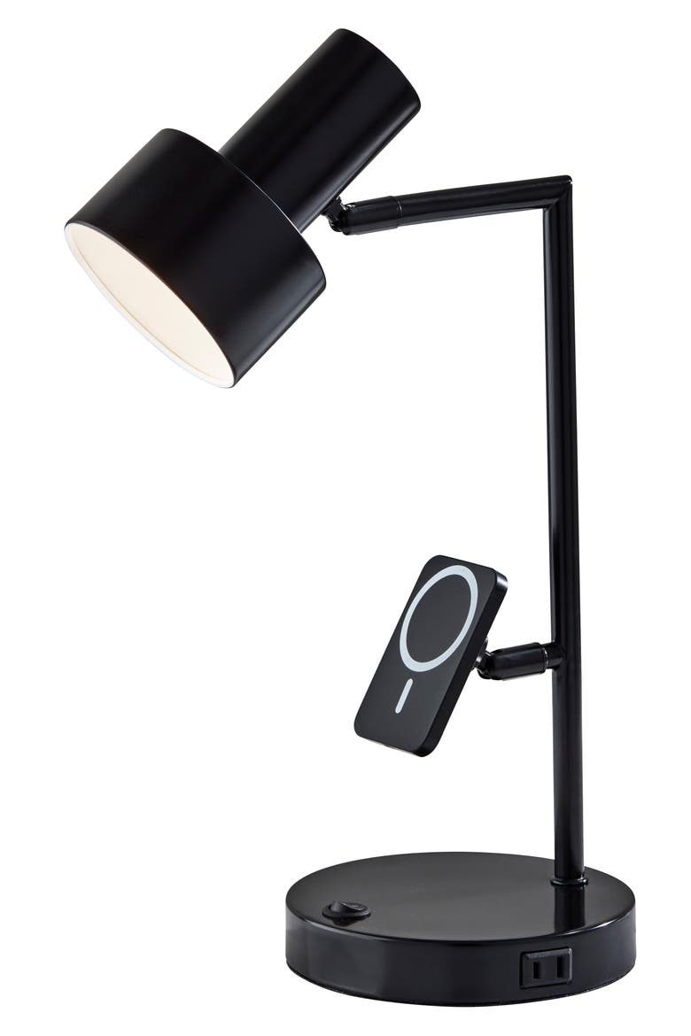 Rowe Supercharger LED Desk Lamp, Main, color, BLACK