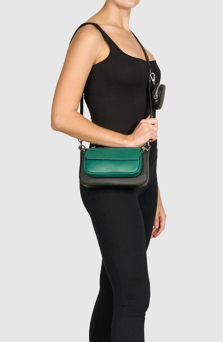 Urban Originals Sunshine Vegan Leather Crossbody Bag, Alternate, color, Black