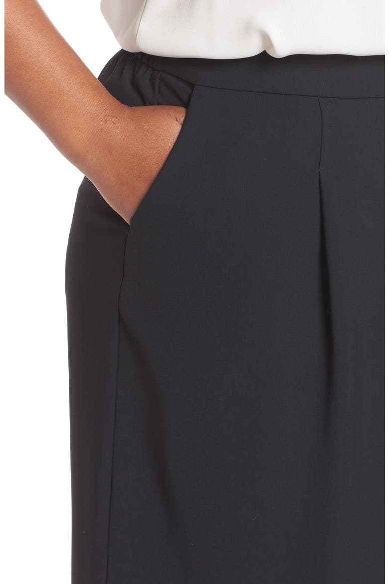 Fluid Culottes, Alternate, color, BLACK
