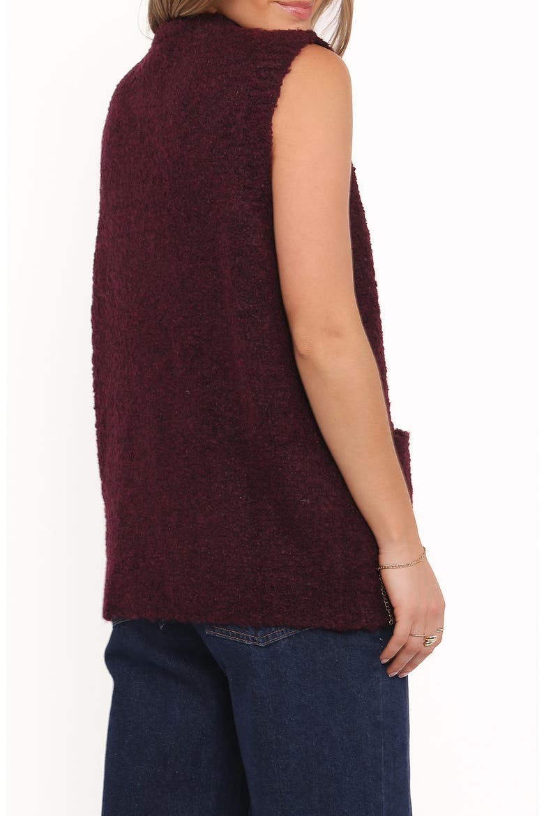 Avery Sweater Vest, Alternate, color, WINE
