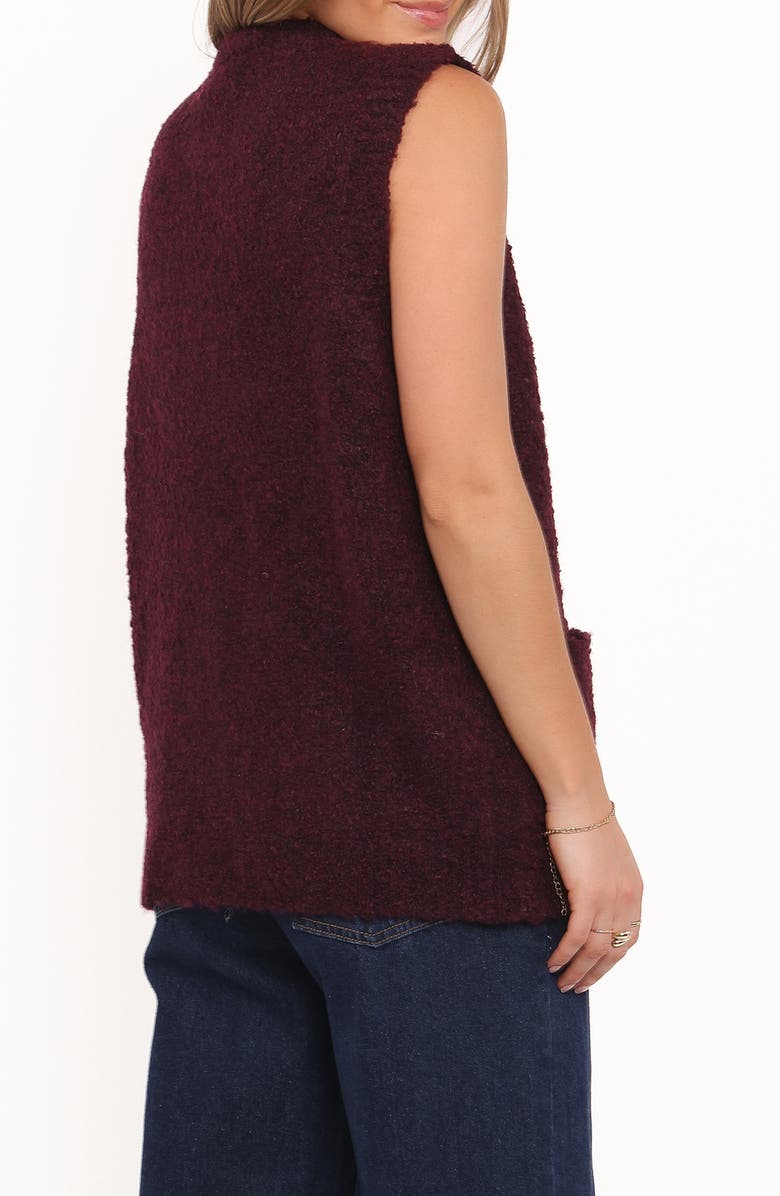 Petal & Pup Avery Sweater Vest, Alternate, color, Wine