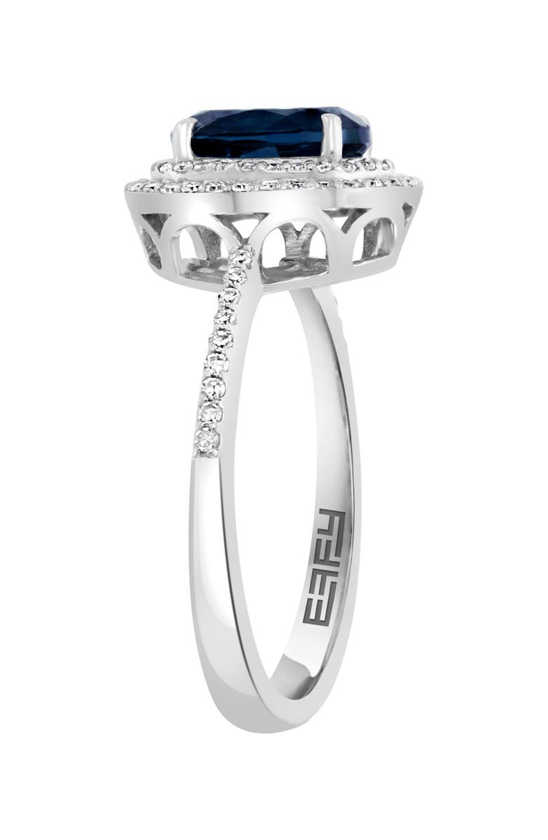 EFFY Diamond & London Blue Topaz Ring, Alternate, color, Blue
