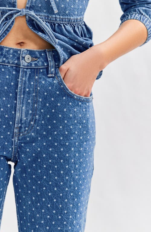Shop Next Polka Dot Straight Leg Jeans