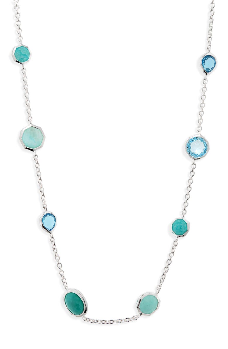 Ippolita Rock Candy Mini Station Necklace, Main, color, 