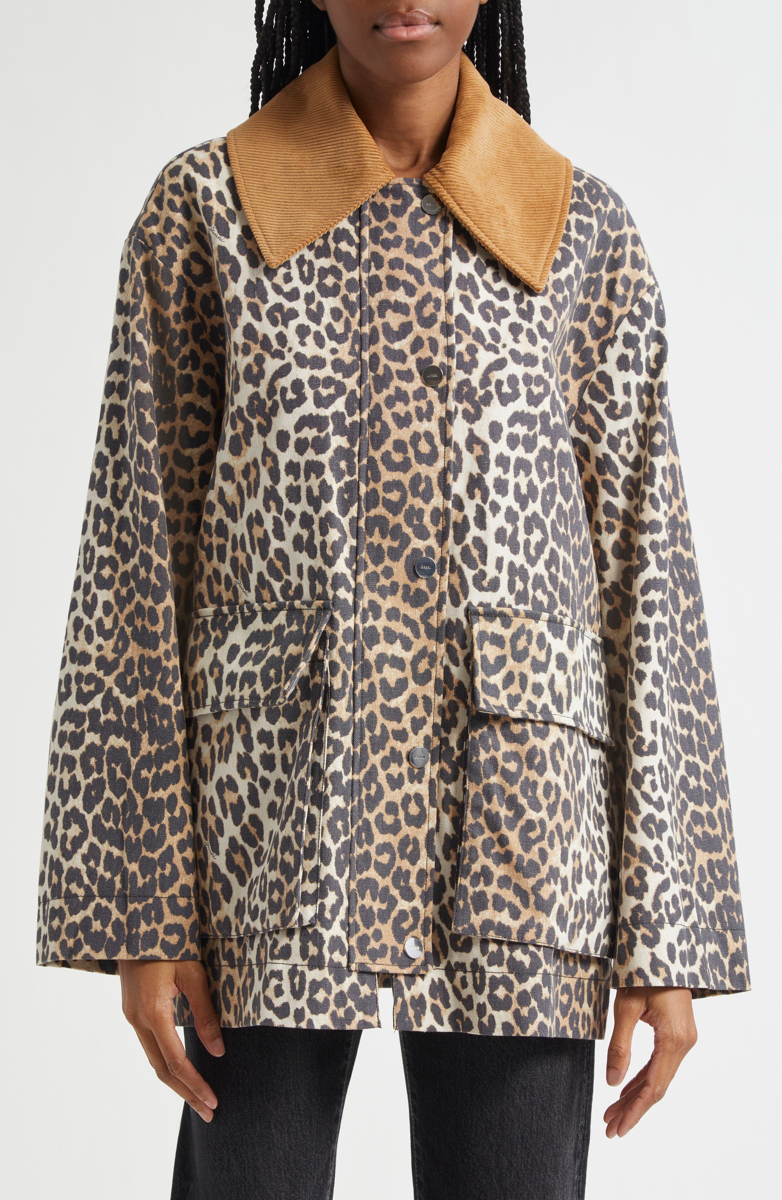 Printed Canvas Jacket