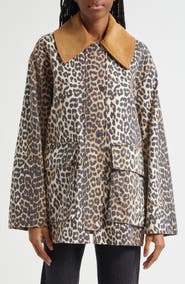 Ganni Printed Canvas Jacket