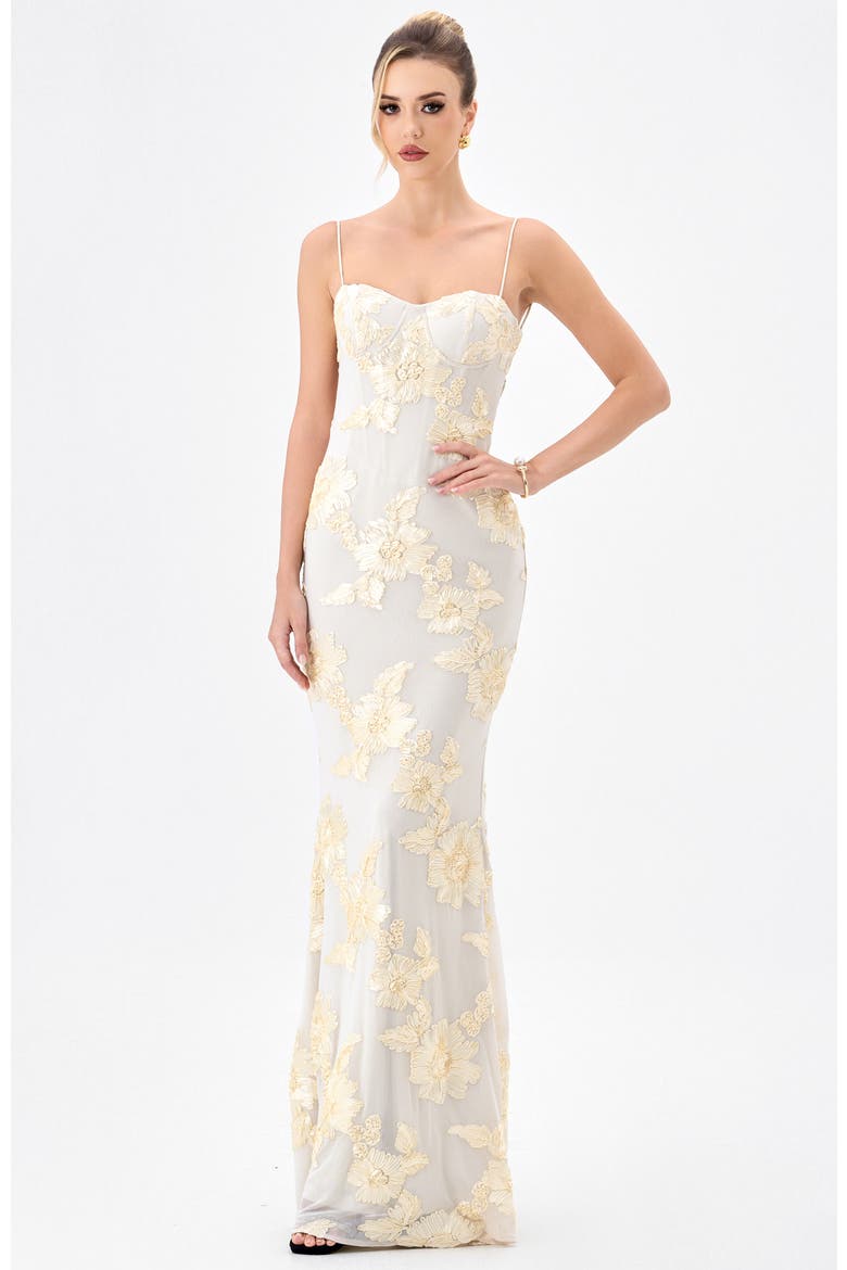 Cindy Lace Up Maxi, Alternate, color, LIGHT YELLOW