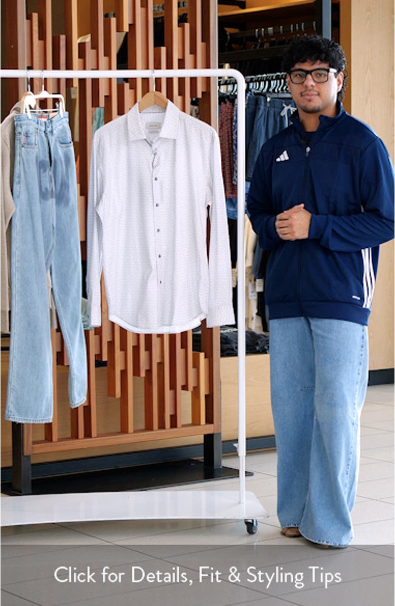 James OoohCotton<sup>®</sup> Dot Print Button-Up Shirt, sales video thumbnail