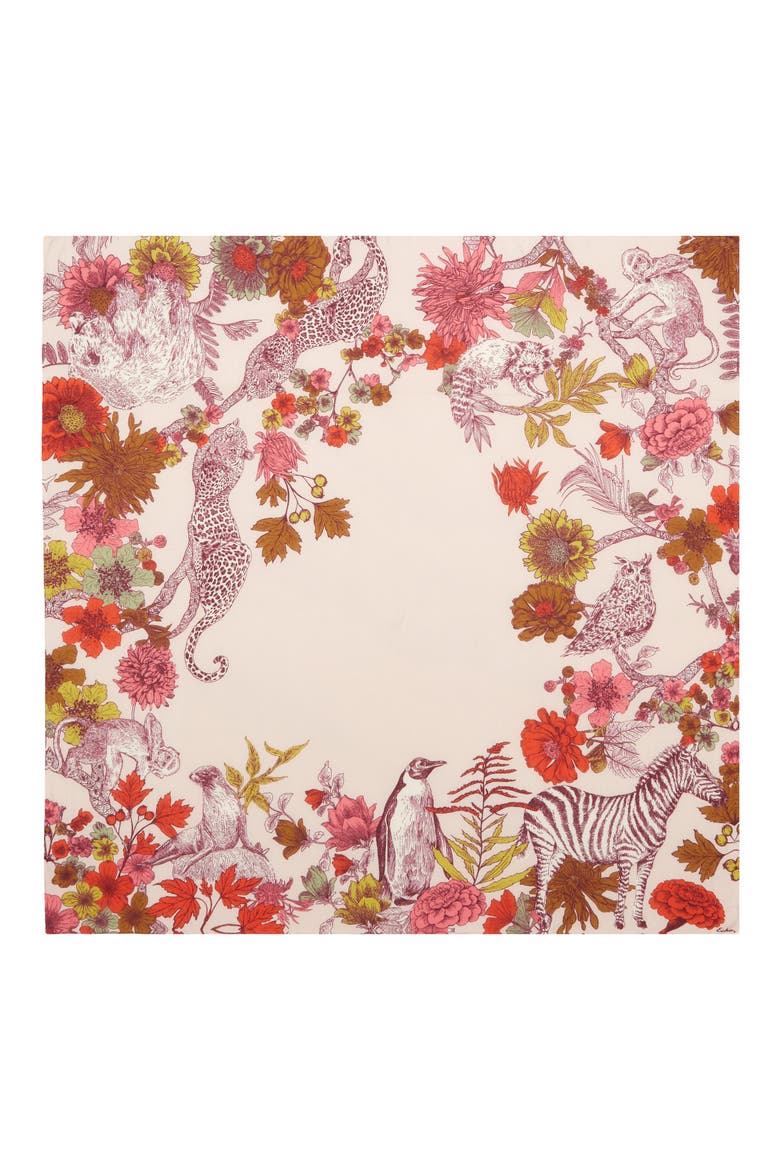 Central Park Square Scarf, Alternate, color, BLUSH