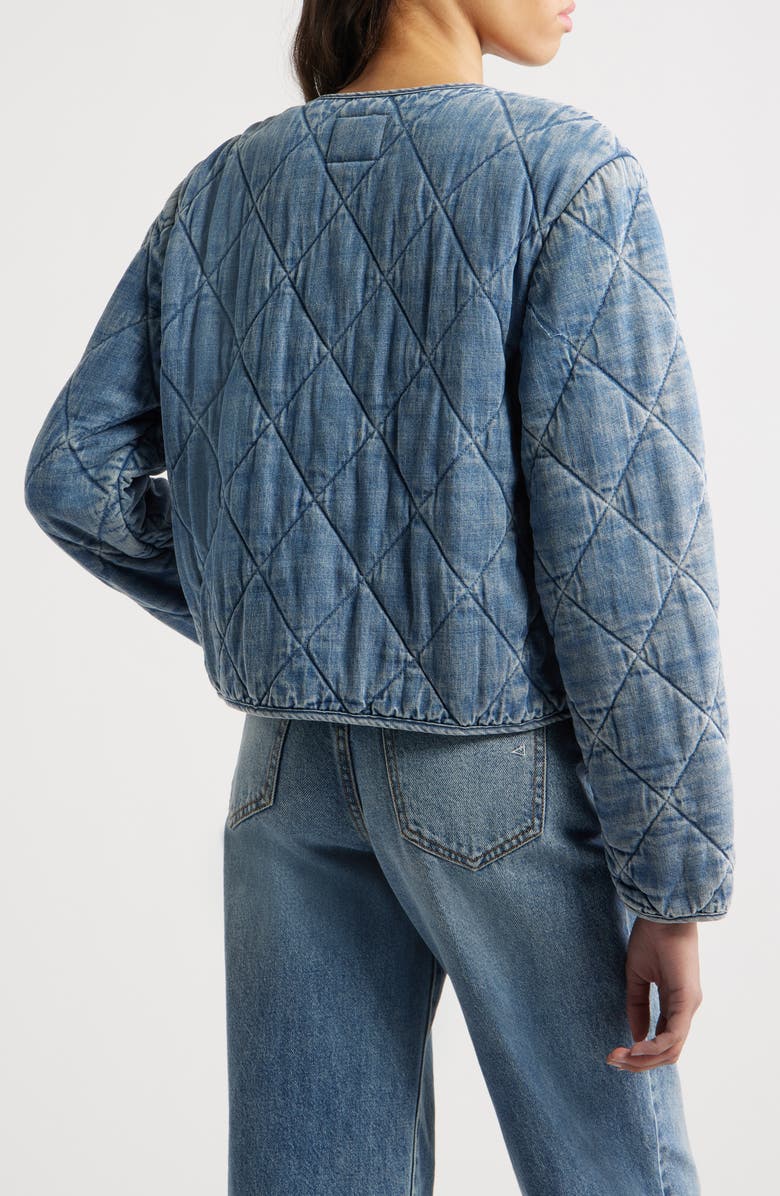Rails Ency Quilted Denim Jacket, Alternate, color, Mid Blue