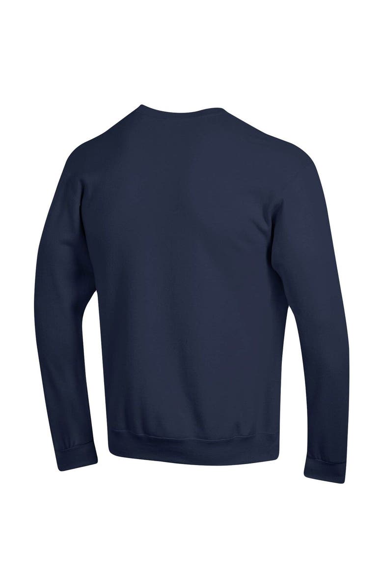 Champion Men's Champion Navy Delaware State Hornets 2-Hit Powerblend Pullover Sweatshirt, Alternate, color, 