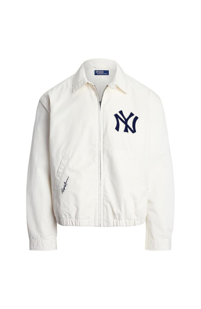 Polo Ralph Lauren Cream Yankees Chino Jacket, Alternate, color,