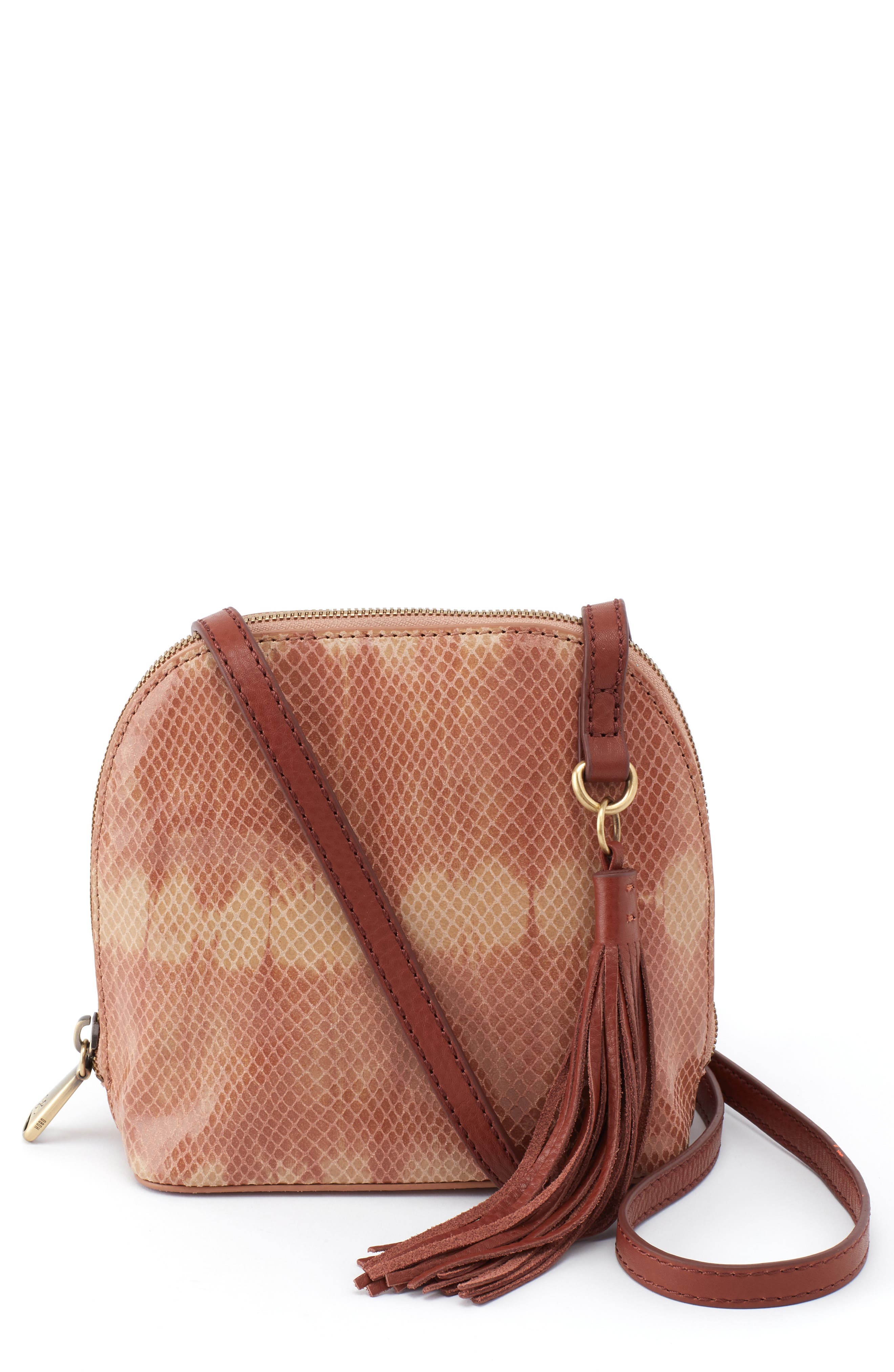 Nash Calfskin Leather Crossbody Bag, Main, color, DESERT TIE DYE