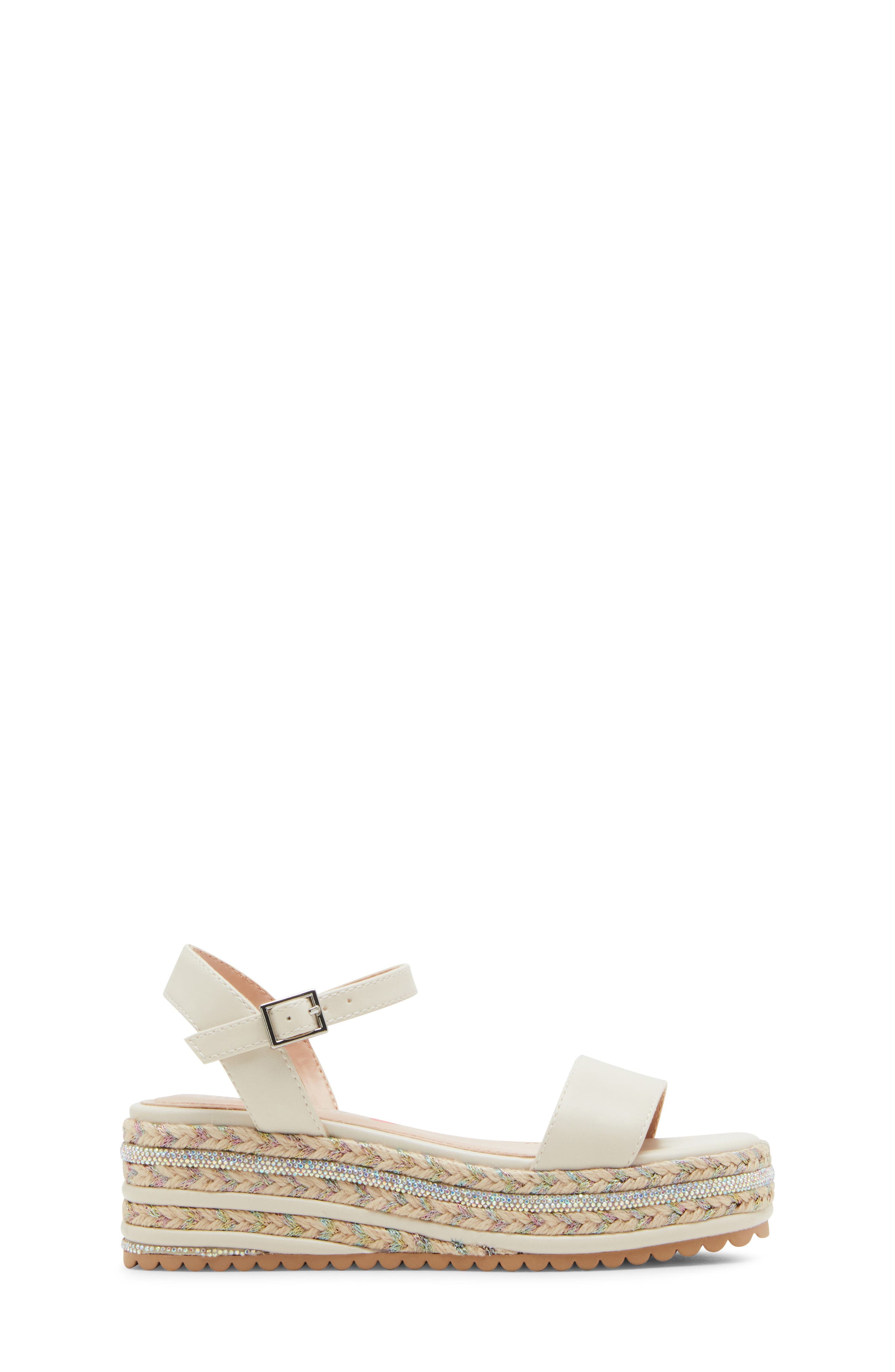 Kids' JShayla Platform Sandal, Alternate, color, BONE