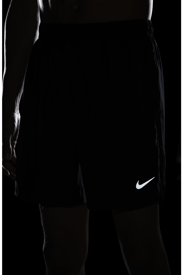 Dri-FIT Challenger Unlined Athletic Shorts, Alternate, color, BLACK/ BLACK/ BLACK