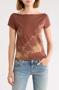 PacSun Daisy Off Shoulder Graphic Tee