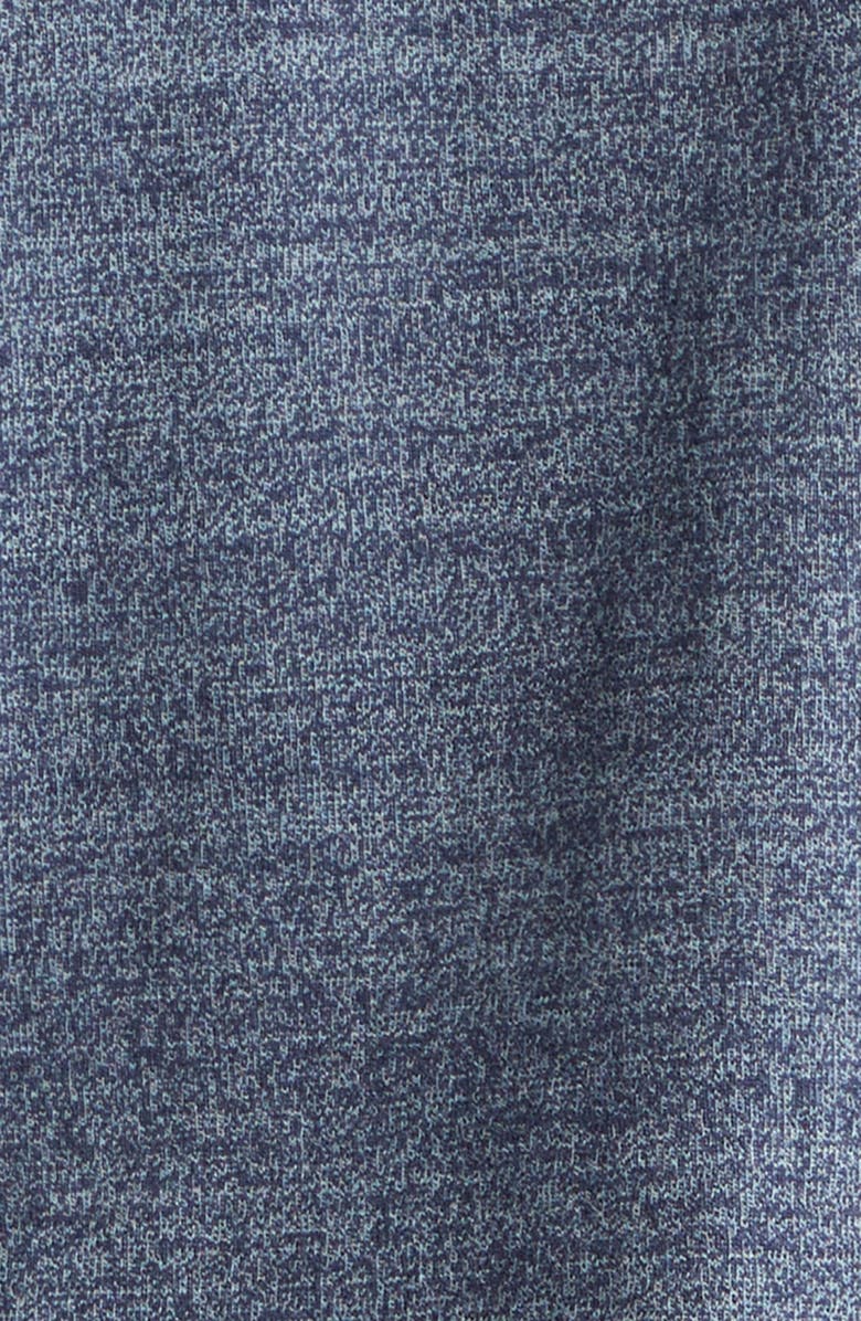 Burberry Ruby Relaxed Fit Long Sleeve Cotton Mouliné Jersey Rugby Polo, Alternate, color, Rivr Blu/ Clk Wht Ptn